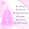 Large Pink Blossom Menstrual Cup