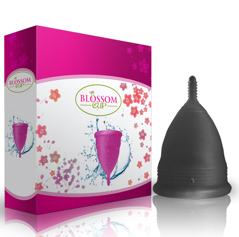 Large Purple Blossom Menstrual Cup; Love it or your Money Back