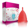 Small Red Blossom Menstrual Cup