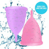 Blossom Menstrual Cups Set of Two (Small Pink/Large Purple)