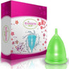 Small Green Blossom Menstrual Cup