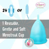 Small Clear Blossom Menstrual Cup