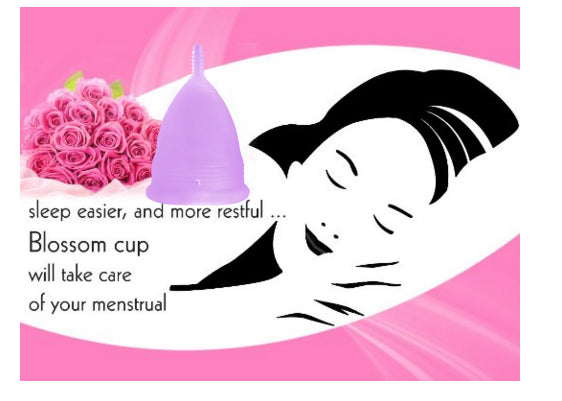 Small Lavender Blossom Menstrual Cup; Love it or your Money Back