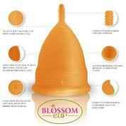 Small Orange Blossom Menstrual Cup