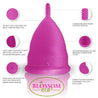Large Purple Blossom Menstrual Cup