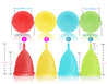 Blossom Menstrual Cups Set of Two (Small Clear/ Large Black)
